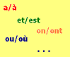 Les homonymes grammaticaux